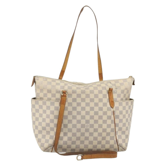 LOUIS VUITTON Damier Azur Totally MM Tote Bag N51262 LV Auth 194915