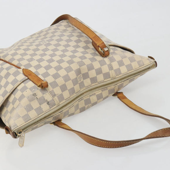 LOUIS VUITTON Damier Azur Totally MM Tote Bag N51262 LV Auth 194915