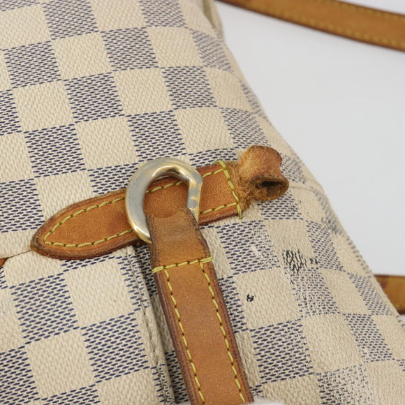 LOUIS VUITTON Damier Azur Totally MM Tote Bag N51262 LV Auth 194915