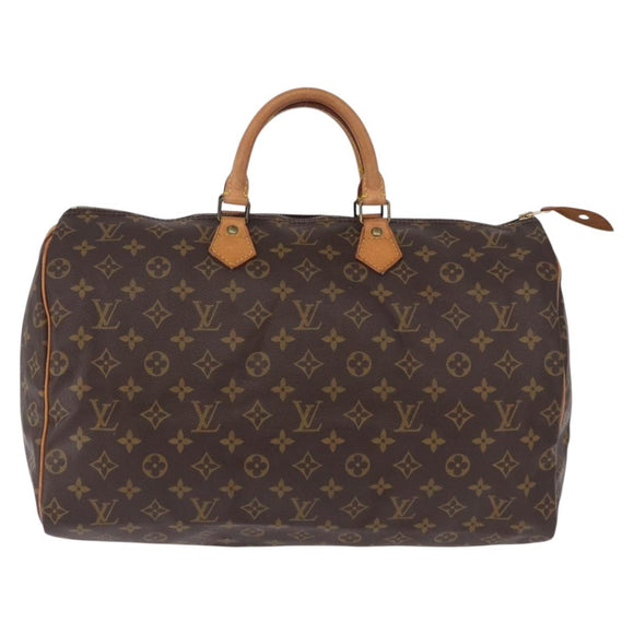 LOUIS VUITTON Monogram Speedy 40 Hand Bag M41522 LV Auth 194916V