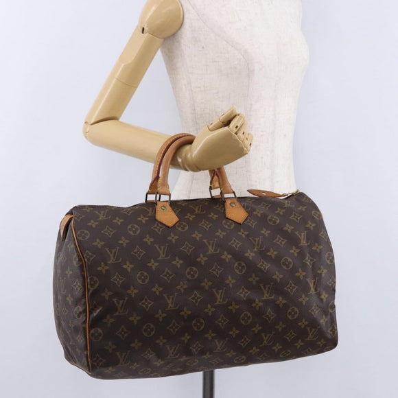 LOUIS VUITTON Monogram Speedy 40 Hand Bag M41522 LV Auth 194916V