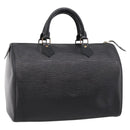 LOUIS VUITTON Epi Speedy 30 Hand Bag Noir Black M43002 LV Auth 194917V-1