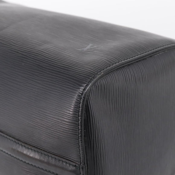 LOUIS VUITTON Epi Speedy 30 Hand Bag Noir Black M43002 LV Auth 194917V