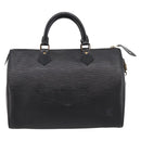 LOUIS VUITTON Epi Speedy 30 Hand Bag Noir Black M43002 LV Auth 194917V-13