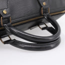LOUIS VUITTON Epi Speedy 30 Hand Bag Noir Black M43002 LV Auth 194917V-7