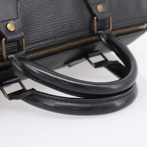 LOUIS VUITTON Epi Speedy 30 Hand Bag Noir Black M43002 LV Auth 194917V