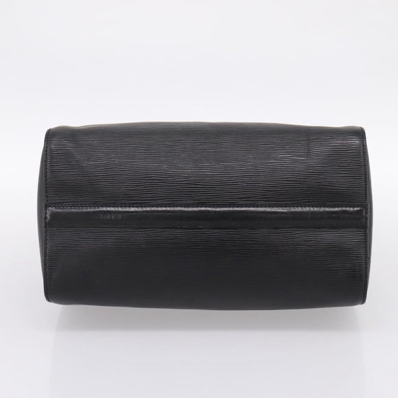 LOUIS VUITTON Epi Speedy 30 Hand Bag Noir Black M43002 LV Auth 194917V
