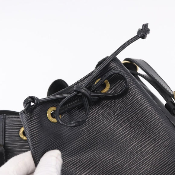 LOUIS VUITTON Epi Petit Noe Shoulder Bag Black M44102 LV Auth 194918SAV