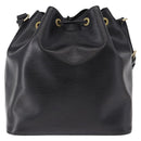 LOUIS VUITTON Epi Petit Noe Shoulder Bag Black M44102 LV Auth 194918SAV-2