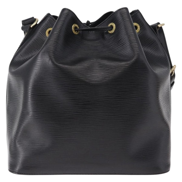 LOUIS VUITTON Epi Petit Noe Shoulder Bag Black M44102 LV Auth 194918SAV