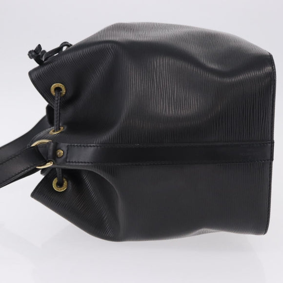 LOUIS VUITTON Epi Petit Noe Shoulder Bag Black M44102 LV Auth 194918SAV