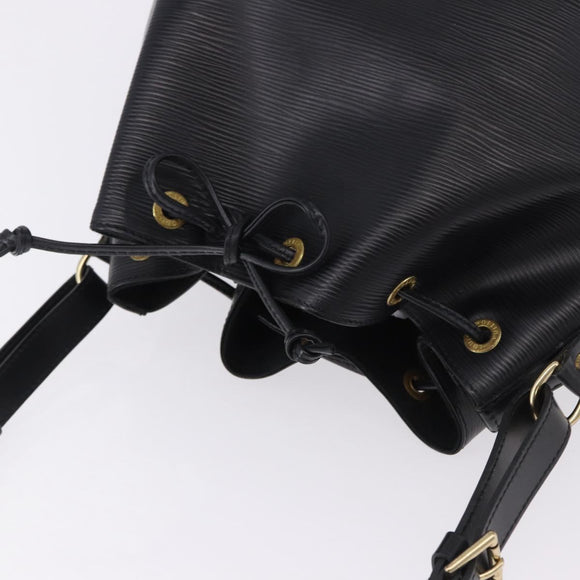 LOUIS VUITTON Epi Petit Noe Shoulder Bag Black M44102 LV Auth 194918SAV