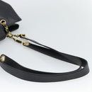 CHANEL Chain Shoulder Tote Bag Caviar Skin Black Gold CC Auth 194920SAM-7