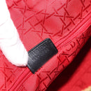 Christian Dior Lady Dior Canage Bag Lamb Skin 2way Black Gold Auth 194922SAM-24