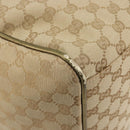 GUCCI GG Canvas Sherry Line Boston Bag Beige Gold 153240 Auth 194924A-11
