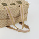 GUCCI GG Canvas Sherry Line Boston Bag Beige Gold 153240 Auth 194924A-7