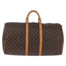 LOUIS VUITTON Monogram Keepall 55 Boston Bag M41424 LV Auth 194931V-2