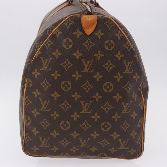 LOUIS VUITTON Monogram Keepall 55 Boston Bag M41424 LV Auth 194931V