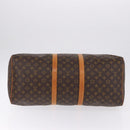 LOUIS VUITTON Monogram Keepall 55 Boston Bag M41424 LV Auth 194931V-5