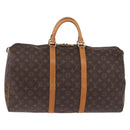 LOUIS VUITTON Monogram Keepall 50 Boston Bag M41426 LV Auth 194932V-2