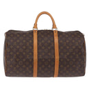 LOUIS VUITTON Monogram Keepall 50 Boston Bag M41426 LV Auth 194932V-3