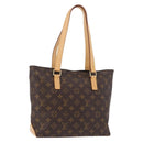 LOUIS VUITTON Monogram Cabas Piano Tote Bag M51148 LV Auth 194933SAV-1