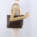 LOUIS VUITTON Monogram Cabas Piano Tote Bag M51148 LV Auth 194933SAV-22