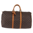 LOUIS VUITTON Monogram Keepall 50 Boston Bag M41426 LV Auth 194934V-13