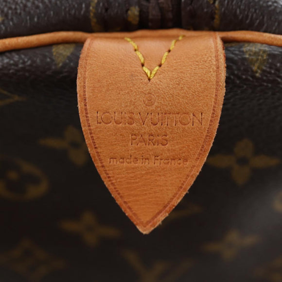 LOUIS VUITTON Monogram Keepall 55 Boston Bag M41424 LV Auth 194935V