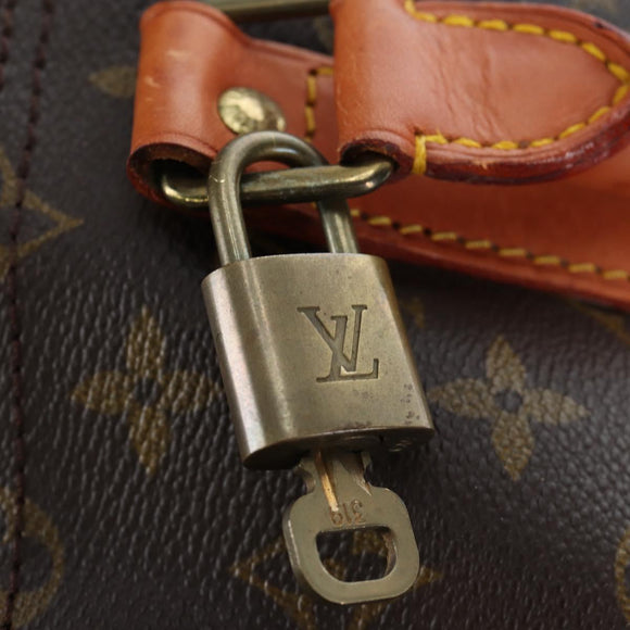 LOUIS VUITTON Monogram Keepall 50 Boston Bag M41426 LV Auth 194936V