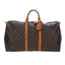 LOUIS VUITTON Monogram Keepall 50 Boston Bag M41426 LV Auth 194936V-2