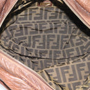 FENDI Spy Bag Leather Brown Gold Auth 194937A-16
