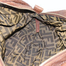 FENDI Spy Bag Leather Brown Gold Auth 194937A-18