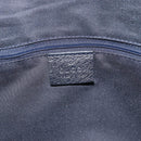 GUCCI GG Canvas Sherry Line Tote Bag Navy Silver 145758 Auth 194942A-14