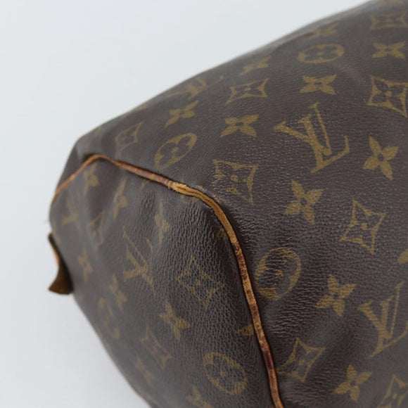 LOUIS VUITTON Monogram Speedy 25 Hand Bag M41528 LV Auth 194948