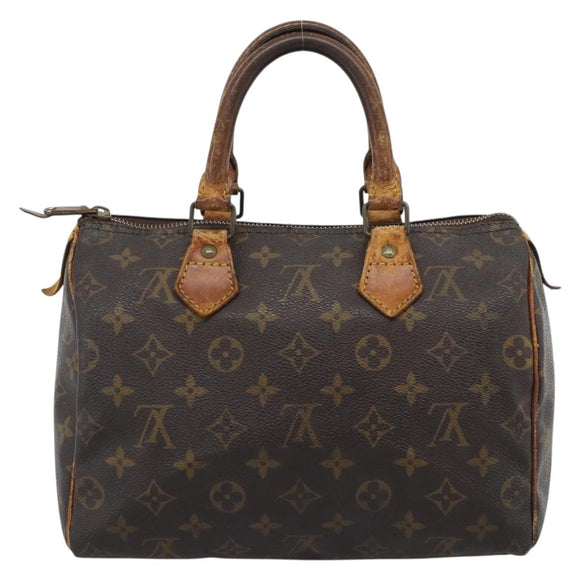 LOUIS VUITTON Monogram Speedy 25 Hand Bag M41528 LV Auth 194948