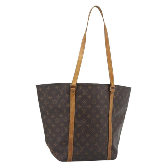 LOUIS VUITTON Monogram Sac Shopping Tote Bag M51108 LV Auth 194949