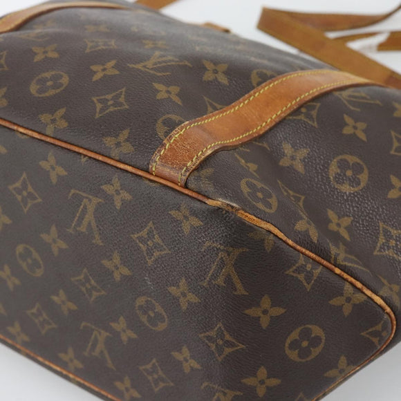 LOUIS VUITTON Monogram Sac Shopping Tote Bag M51108 LV Auth 194949