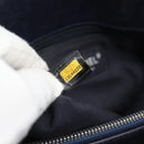 CHANEL Lip Stick Chain Tote Bag Patent Leather Black Silver CC Auth 194954-23