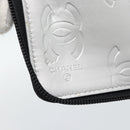 CHANEL Matelasse Cambon Line Long Wallet Leather Black Silver CC Auth 194958M-13