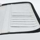 CHANEL Matelasse Cambon Line Long Wallet Leather Black Silver CC Auth 194958M-15