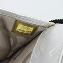 CHANEL Matelasse Cambon Line Long Wallet Leather Black Silver CC Auth 194958M-23