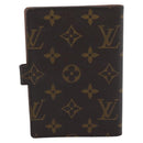 LOUIS VUITTON Monogram Agenda PM Day Planner Cover R20005 LV Auth 194959-2