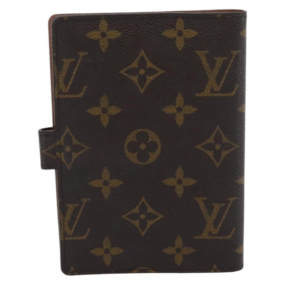 LOUIS VUITTON Monogram Agenda PM Day Planner Cover R20005 LV Auth 194959