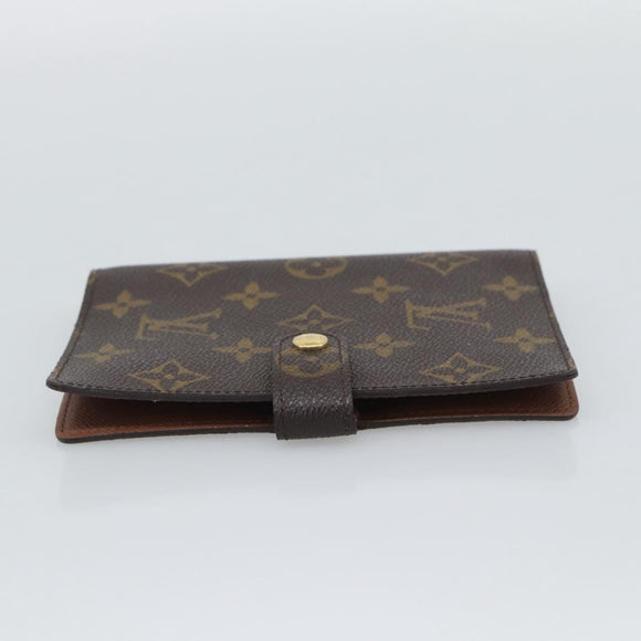 LOUIS VUITTON Monogram Agenda PM Day Planner Cover R20005 LV Auth 194959