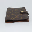 LOUIS VUITTON Monogram Agenda PM Day Planner Cover R20005 LV Auth 194959-6