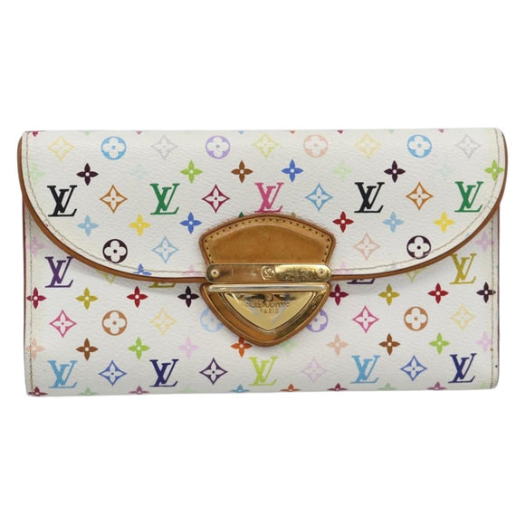 LOUIS VUITTON Multicolor Portefeuille Eugenie Long Wallet M60053 LV Auth 194960A