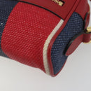 GUCCI Ofidia Shoulder Bag Canvas Red Gold 517350 Auth 194980A-10
