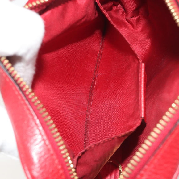 GUCCI Ofidia Shoulder Bag Canvas Red Gold 517350 Auth 194980A