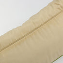 PRADA Shoulder Bag Nylon Beige Silver Auth 194981A-9